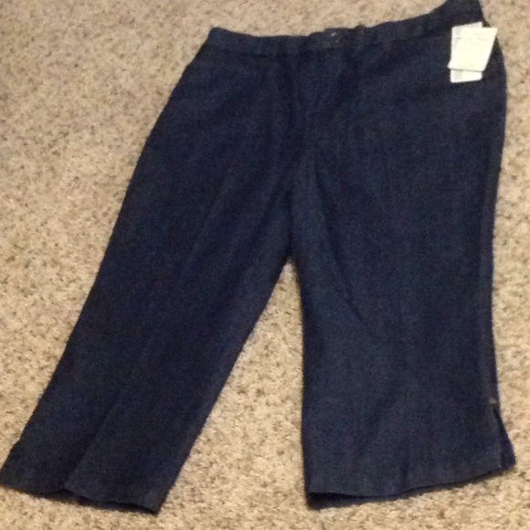 NWT Dressy Denim Capris - Picture 5 of 8